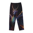 thumbnail image 4 of Haiem Rainbow Wings Majestic Dragon Women's Pajama Pants Ultra Lightweight Pjs Bottoms Sleepwear Bottom Pants With Pocket Drawstring-Medium, 4 of 7