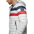 thumbnail image 4 of Men's Tommy Hilfiger Hooded Puffer Jacket Color: Navy White Colorblock Size: XL, 4 of 4