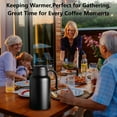 thumbnail image 3 of WhiteRhino 68oz Thermal Coffee Carafe,Stainless Steel Coffee Carafe for Keeping Hot,Black Vacuum Insulated Thermos, 3 of 8