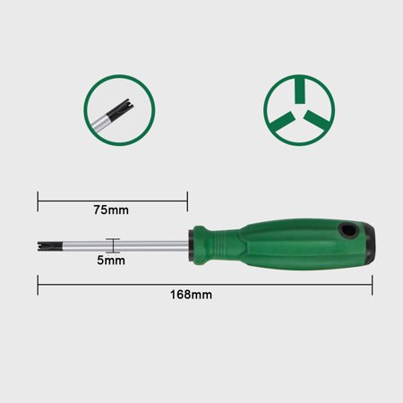 

Manual Nut Driver Tool Chrome Vanadium Steel Non-Slip Sturdy Grip New Three Points