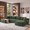 Green, variant on Eyisean 125" Corduroy Oversized Boneless Cloud Couch, Modern Modular Sectional Sofa with Cup Holder & Side Pocket, Comfy Deep Seat Couches with Chaise & Pillow for Living Room, No Assembly Required