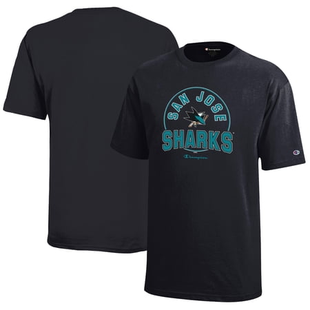 Youth Champion Black San Jose Sharks Jersey T-Shirt