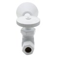 thumbnail image 5 of Westbrass Round Handle Straight Valve with 5 inch Copper Sweat Extension Tube, Powder Coat White, 5 of 5