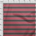 thumbnail image 2 of oneOone Cotton Silk Bright Red Fabric Argyle Check Dress Material Fabric Print Fabric By The Yard 42 Inch Wide, 2 of 4