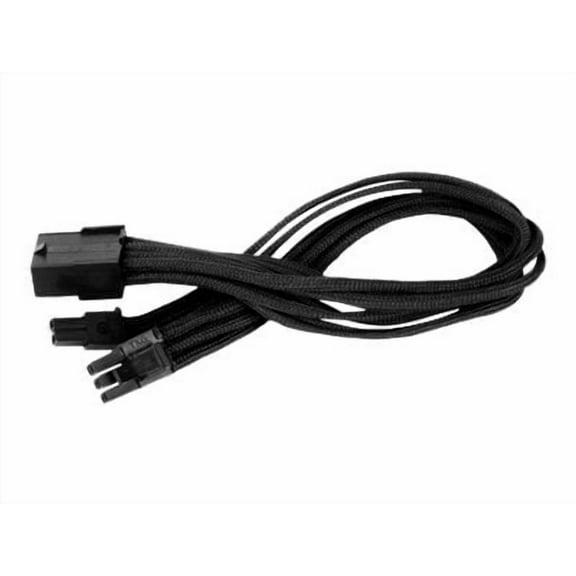 Silverstone PP07-PCIB Sleeved Extension Power Supply Cable, 1 x 8pin to PCI-E 8pin(6 2) Connector