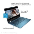 thumbnail image 2 of HP Chromebook x360 14" Touchscreen Laptop, Intel Celeron N4020, 4GB RAM, 64GB HD, Chrome OS, Forest Teal/Light Teal, 14a-ca0190wm, 2 of 5