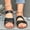 Black, variant on WIZUTIZ Bedroom Slippers Women Athletic Comfort Womens Summer Sandals EVA Soft Slippers Shower Shoes Crossover Beach Slides Indoor Breathable Non-Slip Slide Sandals Mother's Day Gifts