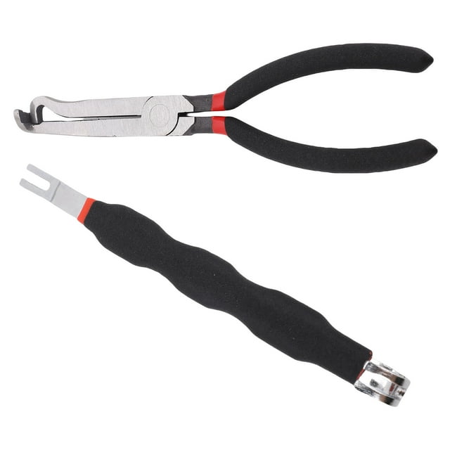Electrical Disconnect Pliers, Panel Clip Pliers, Long Spark Plug Disassembly Multifunctional Fuel Line Disconnect Remove Tool Plier for Car Repair
