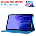 thumbnail image 5 of Techcircle Samsung Galaxy Tab A7 10.4 Case SM-T500/T505, Slim Folio Stand Premium PU Leather Magnetic Cover with Auto Wake/Sleep & Card Pencil Holder, Lovely Unicorn, 5 of 6