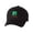 Black, variant on St Patrick's Day Fitted Hat, Four Leaf Clover Flex Fit Baseball Hat - Clover & Dublin
