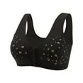 thumbnail image 2 of 2025ï¼Push Up Bras for Women Comfortable Daisy Bra For Seniors 2025 New Comfortable Front Closure Button Bra Cotton Bras For Older Women Plus Size Lace Bras Underwire Brassiere Everyday Bras, 2 of 9