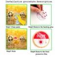 thumbnail image 5 of Hot and Cold Stickers, Self-adhesive Double-deck Acrylic Cold and Hot Stickers, 3 Pairs/6 Pack Acrylic Sticker Label for Faucets Sinks, Guest-friedly Child-friendly Hot and Cold Signs, 5 of 9