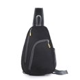 thumbnail image 1 of Hukapapa Bolso bandolera ligero multifuncional, bolso deportivo para ciclismo al aire libre, bolso de hombro negro, 1 of 5