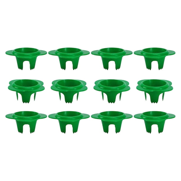 Protector de cabezal de aspersor de césped, cubierta de anclaje al suelo, protector de PLA para riego de césped 12 piezas
