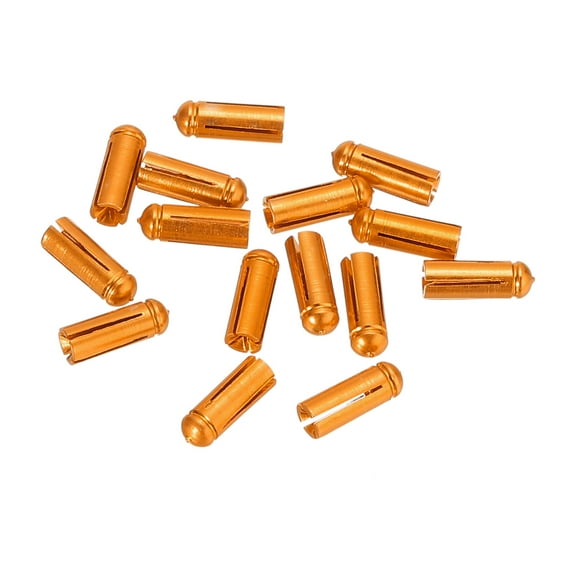 Uxcell Dart Flight Protectors Aluminum Dart Accessories, Gold Tone 15 Pack
