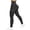 Dark Gray, variant on Women Solid Denim Yoga Pants High Waist Butt Lifting High Stretch Slim Fit Workout Sports Active Pants Blue XXL