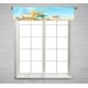 thumbnail image 1 of ABPHQTO Habitantes del mar en una playa Arena Ventana Cortina Valance Rod Pocke 30x130 cm, 1 of 1