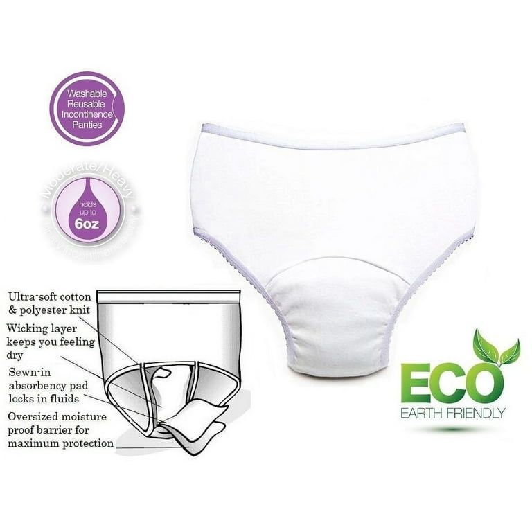Comfort Finds Ladies Reusable Incontinence Panty 6oz 3-Pack