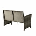 thumbnail image 3 of Vulcan Jareth 4-Piece Resin Wicker Patio Conversation Set, 3 of 6