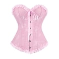 thumbnail image 1 of Grebrafan Bustier Corset Renaissance pour Femmes Rose 5TG, 1 of 5