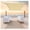 Beige, variant on Bennium 16' x 16' White Square CTAPR0812 Sun Shade Sail Canopy Mesh Fabric UV Block UPF50 - Heavy Duty - 190 GSM - 3 Years Warranty