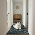 thumbnail image 2 of Balacho Farmhouse Floral Bohemian Faux Wool Area Rug, 2' x 3', Black, 2 of 7