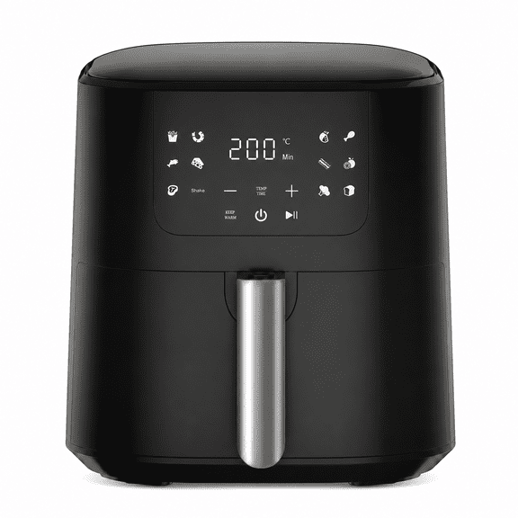 COMHOMA 5.5 QT Air Fryer, 8-in-1 Digital Countertop Air Fryer with Touchscreen, 360° Hot Air Circulation, Shake Reminder, Nonstick Dishwasher-Safe Basket