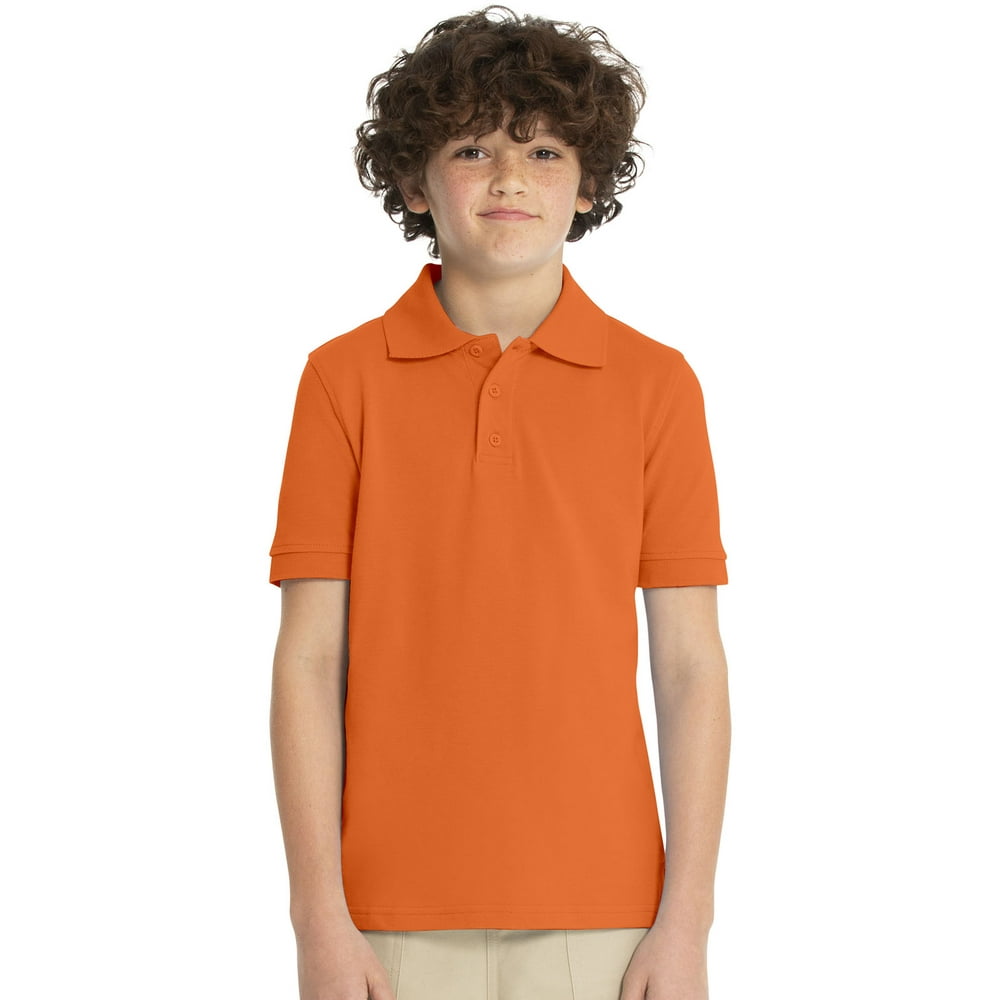 Real School Uniforms Real School Uniforms Short Sleeve Pique Polo