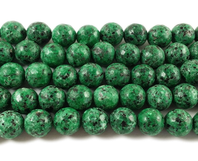 Beautiful Natural 8mm 10mm 12mm14mm Green Jade Round Beads Necklace 18-36" AAA