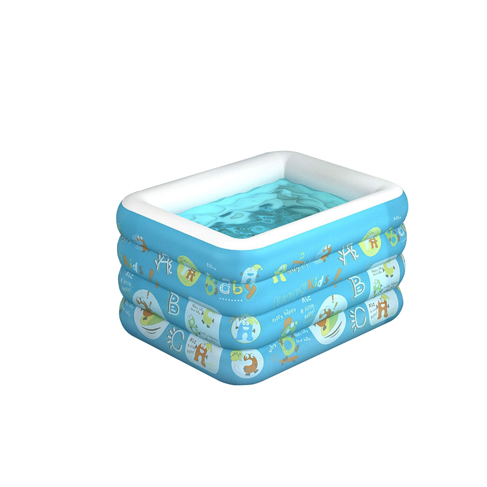 Toteaglile Inflatable Swimming Pool 47.1X 35.4X26.8 Inch Family Kiddie