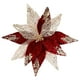 thumbnail image 2 of Seyotauo Christmas Glitter Flower Christmas Tree Decor Artificial Poinsettia Flower Velvet Magnolia s Floral Picks for Christmas Tree Fireplace Xmas Wedding DIY Crafts Wreath Party Floral Decor, 2 of 9