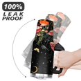 thumbnail image 6 of 40oz Colorful Botanical Mushroom Stainless Steel Flip Straw Tumbler Spill Proof Travel Cup Double Wall Vacuum Insulated Coffee Mug with Top Handle, 6 of 6