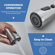 Senlesen Stainless Steel Brushed Nickel Curved 16.7 in Kitchen Faucet