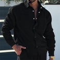thumbnail image 6 of Men's Corduroy Long Sleeve Shirt Jacket Casual Outwear Coat with Pocket Stylish Comfortable Durable Versatile Fashionable Men's Oversized Tee Summer Tops Streetwear, 6 of 9