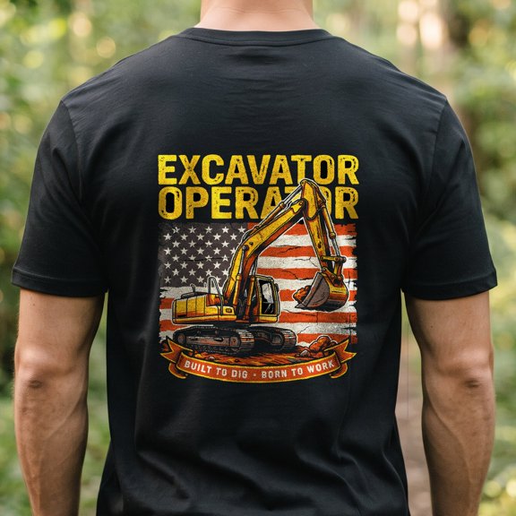 Trenditee Excavator Operator T-Shirt