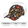 thumbnail image 2 of Balery Seafood And Drinks Gorra de béisbol de tamaño ajustable para correr, entrenar y actividades al aire libre. Gorra de papá para todas las estaciones., 2 of 6