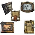 thumbnail image 7 of Urbalabs Cowboy Western Bullet Gun Decor Picture Frame 5 x 7 Country Gifts Farmhouse Picture Frames Six Shooter Wall Hanging or Standing 5x7 Elaborate Picture Frame, 7 of 7