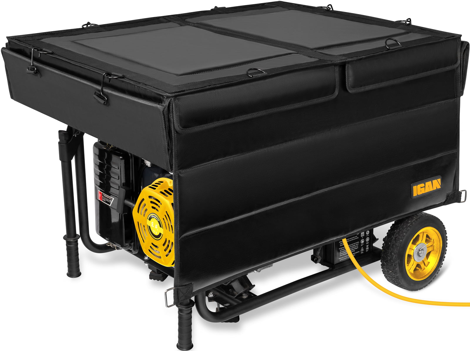 Large Portable Generator Cover Storage Universal Black 35*26*28inch 