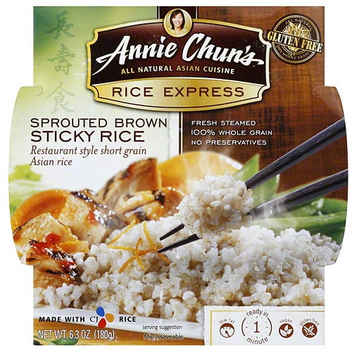 Annie Chun's Brown Sticky Rice, 6.3 oz (Pack of 6) by ANNIE CHUN'S