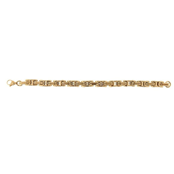 Pulsera hippie rock para hombre, hecha de eslabones de acero inoxidable, moderna Oro