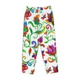 thumbnail image 4 of Haiem Paisley Women's Pajama Pants Ultra Lightweight Pjs Bottoms Sleepwear Bottom Pants With Pocket Drawstring-Medium, 4 of 9