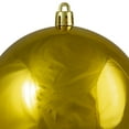 thumbnail image 2 of Northlight 4" Shatterproof Shiny Christmas Ball Ornament - Gold, 2 of 4