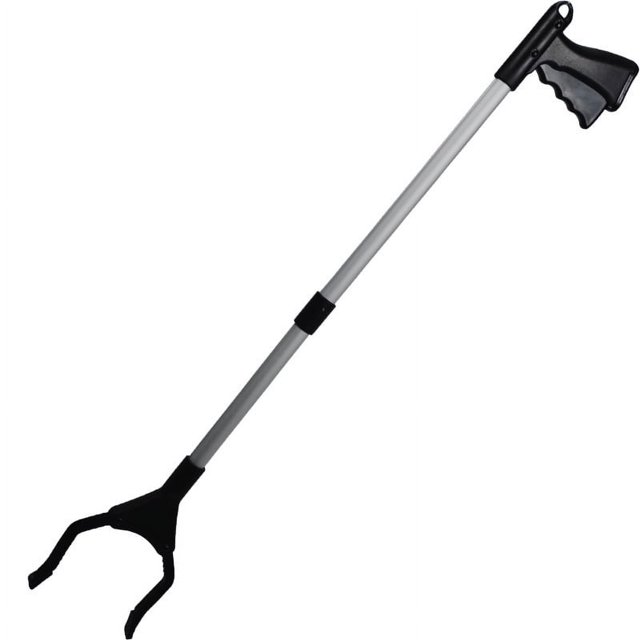 Herramientas de recolección, agarrador de 81 cm para personas mayores, extralargo, liviano y conveniente, para recoger basura, recoger basura, desechos de jardín, negro oso de fresa Electrónica