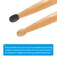 thumbnail image 5 of Drum Mute Drumstick Silent Tip Drum Dampener Silicone Rubber Practice Percussion Tips Mute Black 10 Pack, 5 of 6