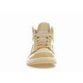 thumbnail image 3 of Jordan Women's 1 Mid SE Pale Vanilla Metallic Gold Shoes, from StockX, 3 of 5