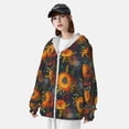 thumbnail image 5 of Fotbe Sunflowers Men's Women's UPF 50+ Sun Protection Jacket Hooded Cooling Shirt with Pockets Hiking Outdoor Performance-X-Large, 5 of 9