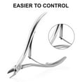 thumbnail image 3 of LinenLoon 4 Packs Cuticle Nippers Stainless Steel Cuticle Trimmer Cutter Dead Skin Remover Scissors Pedicure Manicure Tools for Fingernails and Toenails, 3 of 5
