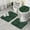 Math Equations Science, variant on Math Equations Lab Tools Dark Pattern Bathroom Rugs Sets 3 Piece,Toilet Cover Set,Absorbent Non Slip Bathroom Mats Sets with U-Shaped Contour Rug Toilet Rug Set