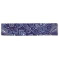 thumbnail image 2 of MKHERT Paisley Navy Table Runner for Wedding Party Banquet Decoration 16x72 inch, 2 of 3