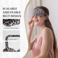 thumbnail image 4 of THXSILK Silk Night Eye Shade, 19 Momme Mulberry Silk Eye Mask, 100% Real Natural Pure Silk Eye Sleep Shade Cover, Leopard, 4 of 8